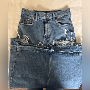 Sisley denim skirt - size 6